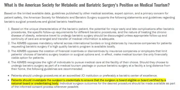 researched every bariatric surgeon in Baja California