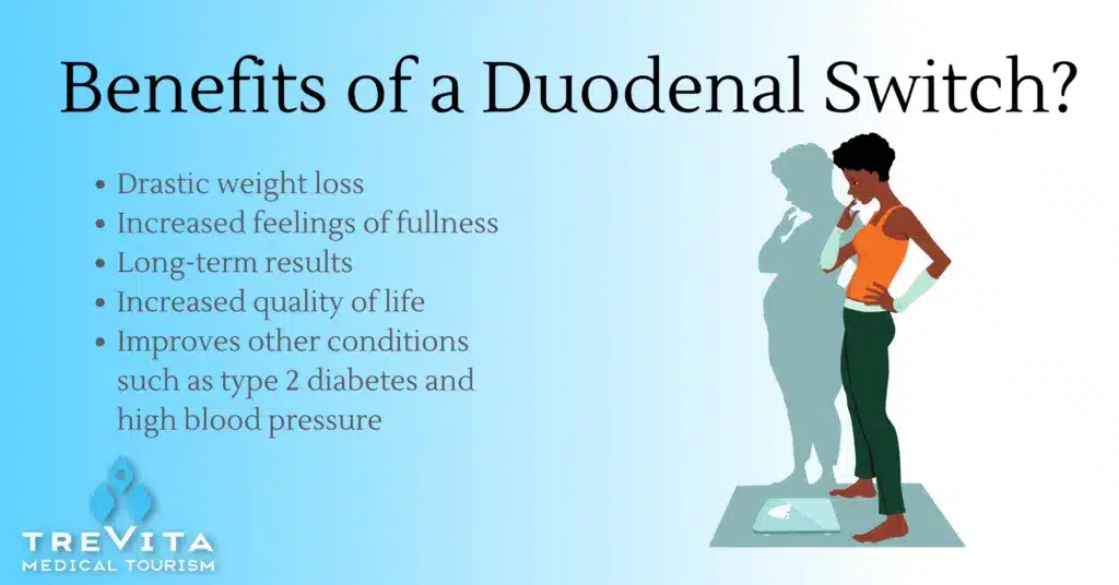 Duodenal switch surgery offers many benefits
